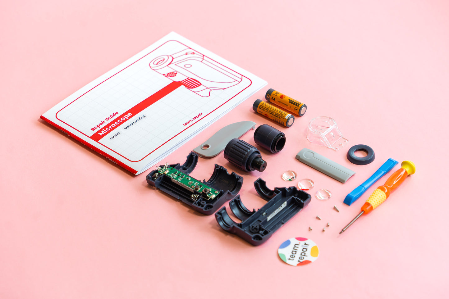 Pocket Microscope Repair Kit - Classroom Pack (15x)
